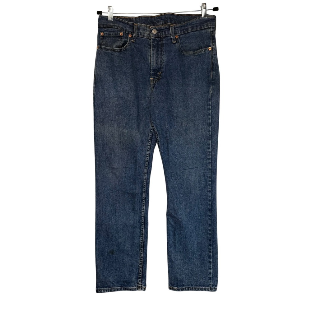 Levi Strauss 514 Mens Straight Fit‎ Blue Jeans Classic Staple Casual W32 L30